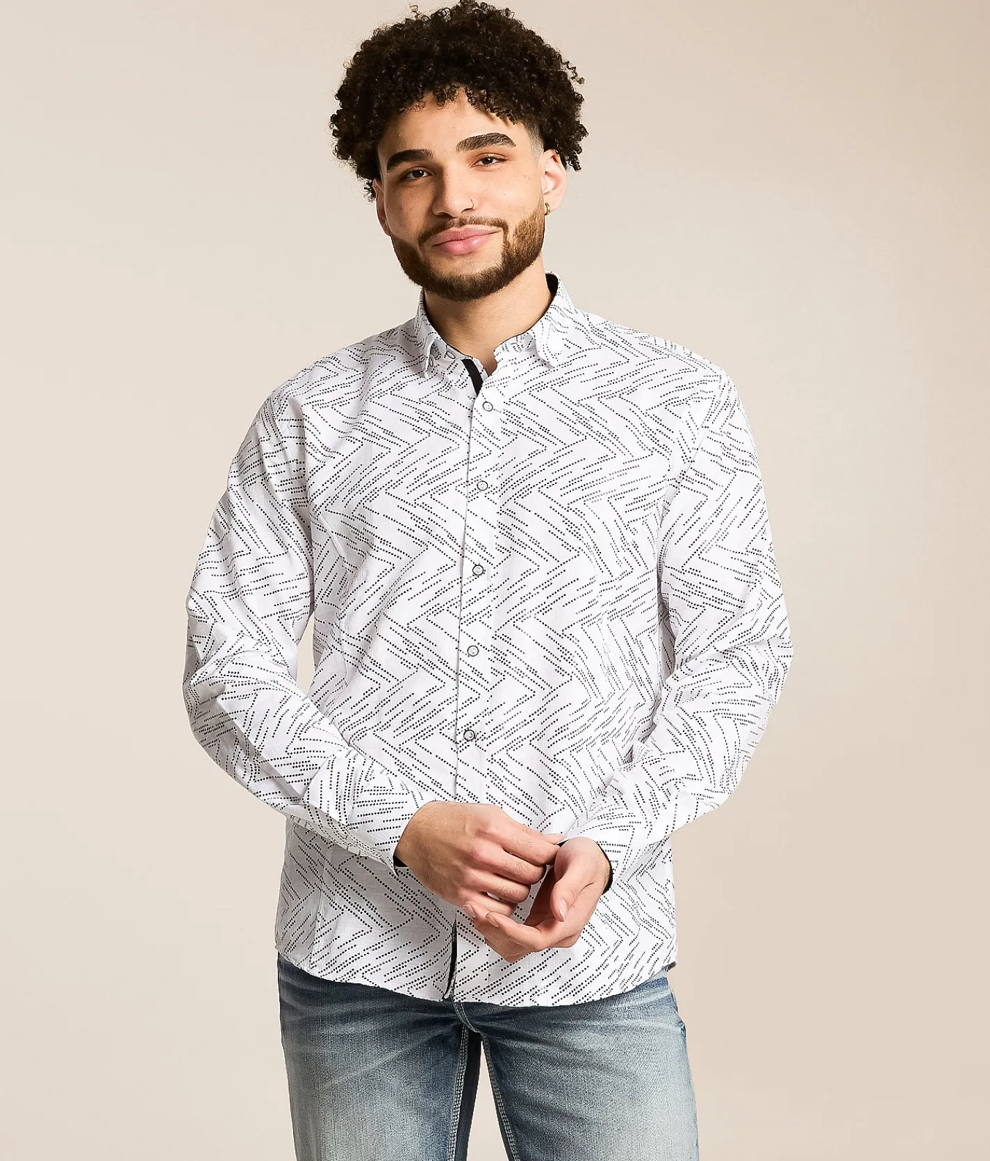 Eight X Dot Shirt White
