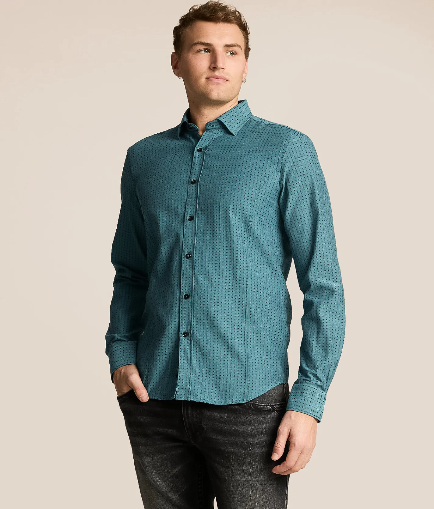 Tops | Eight X Dot Shirt Teal