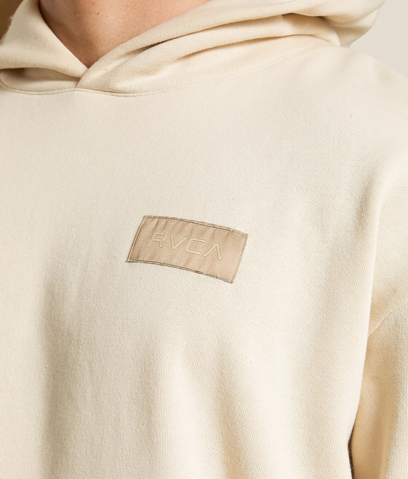 Tops | RVCA Double Bar Split Hooded Sweatshirt Off White
