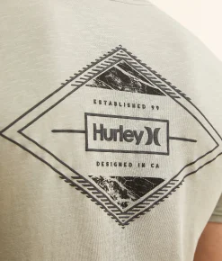 Graphic T-Shirts | Hurley Double Diamond T-Shirt Sage