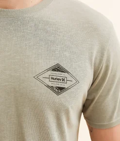 Graphic T-Shirts | Hurley Double Diamond T-Shirt Sage