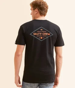 Graphic T-Shirts | Salty Crew Double Diamond T-Shirt Black