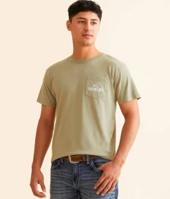 Fieldstone Double Dog T-Shirt Khaki Sale