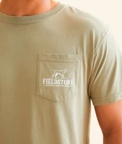 Fieldstone Double Dog T-Shirt Khaki Sale