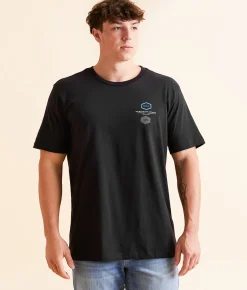 RVCA Double Hex Mirror T-Shirt Black Discount