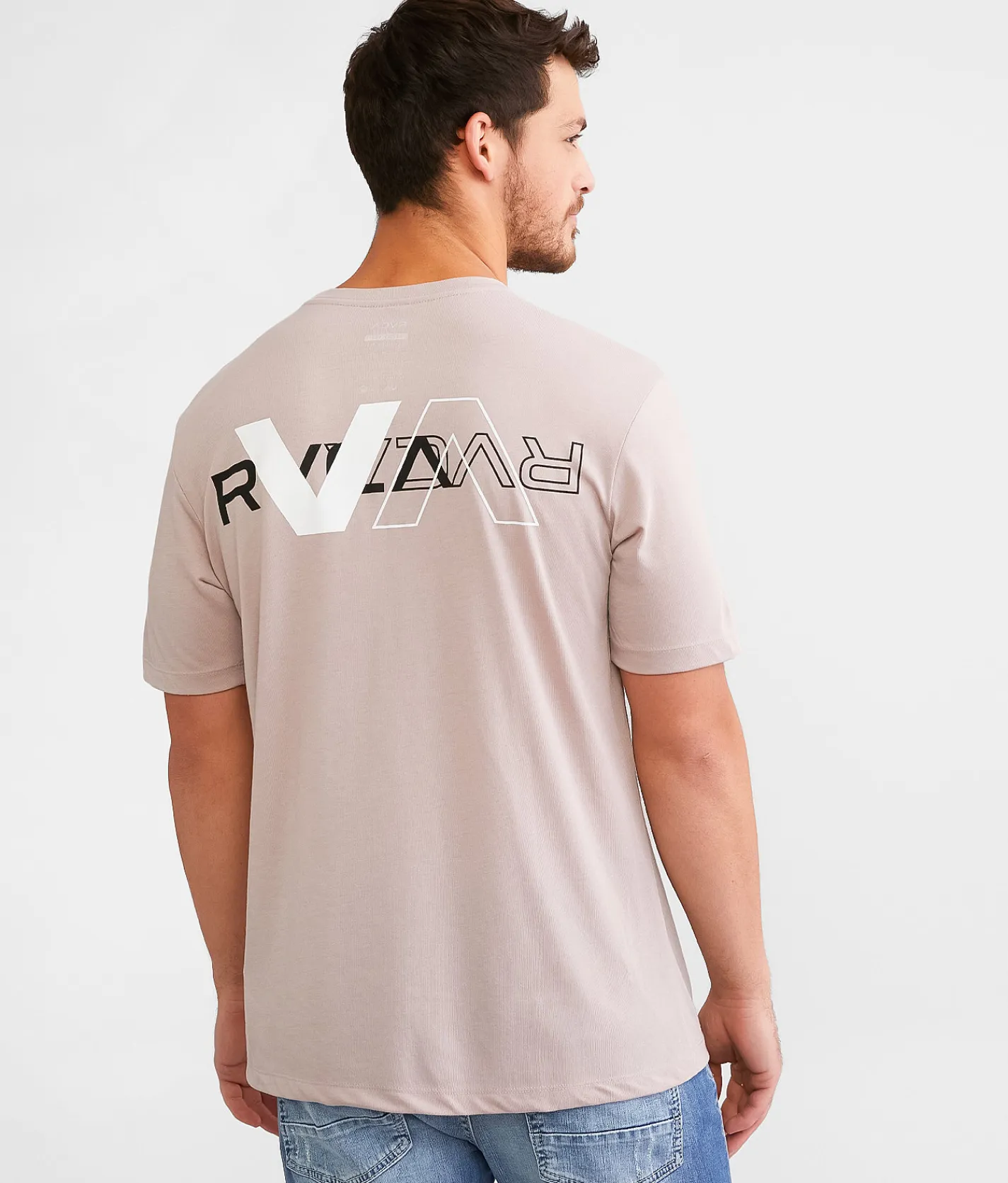 Graphic T-Shirts | RVCA Double Sport T-Shirt Desert Sand