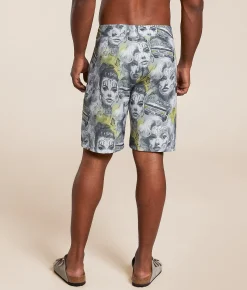 Sullen Doubles Stretch Boardshort Grey Best