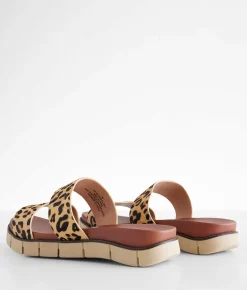 Shoes | Mia Double Strap Sandal Tan Brown