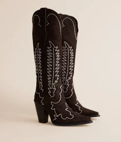Shoes | Dingo Double Take Leather Western Boot Brown