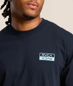 Tops|Graphic T-Shirts | RVCA Double Take T-Shirt Navy