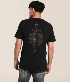 Affliction Dragon Night T-Shirt Black