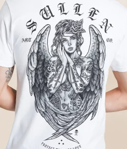 Sullen Dream Angel T-Shirt White Online