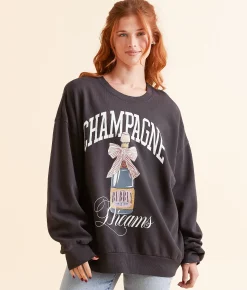 Z Supply Dreams Sunday Pullover Black Sands Best