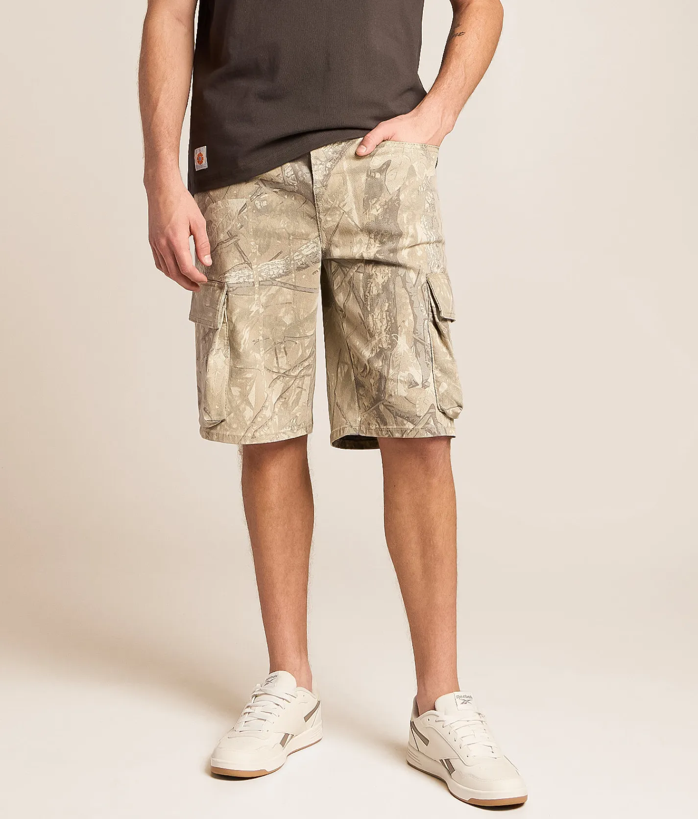 Bottoms | Departwest Drifter Baggy Camo Cargo Stretch Short Rossford