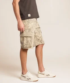 Bottoms | Departwest Drifter Baggy Camo Cargo Stretch Short Rossford