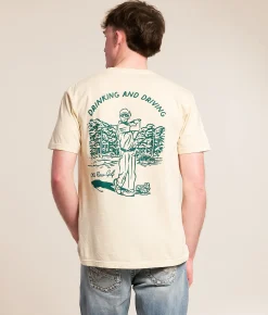 Old Row Drinking & Driving T-Shirt Ivory