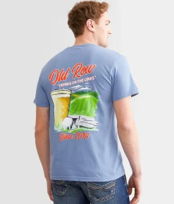 Old Row Drinks On The Links T-Shirt Washed Denim Discount