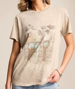 Wrangler® Drive Me Nuts T-Shirt Dune Outlet