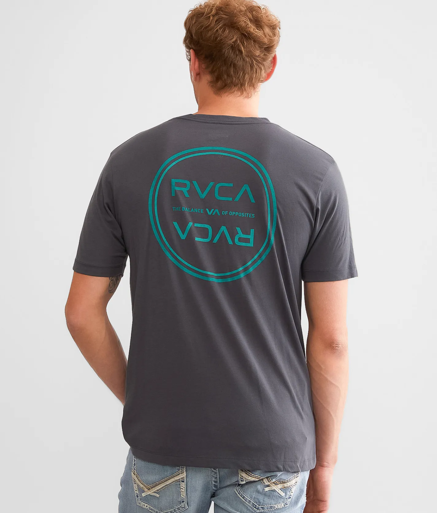RVCA Drive Sport T-Shirt Slate Sale