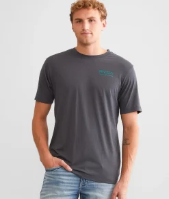 RVCA Drive Sport T-Shirt Slate Sale