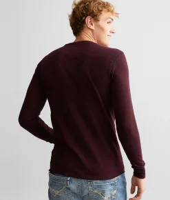 Tops | Reclaim Drop Needle Thermal Olive Green Black