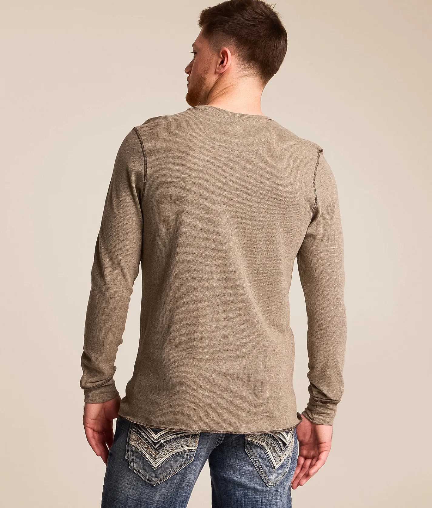 Reclaim Drop Needle Thermal Chocolate Brown Oatmeal