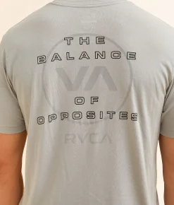 RVCA Dual Sport T-Shirt Neutral Gray Sale