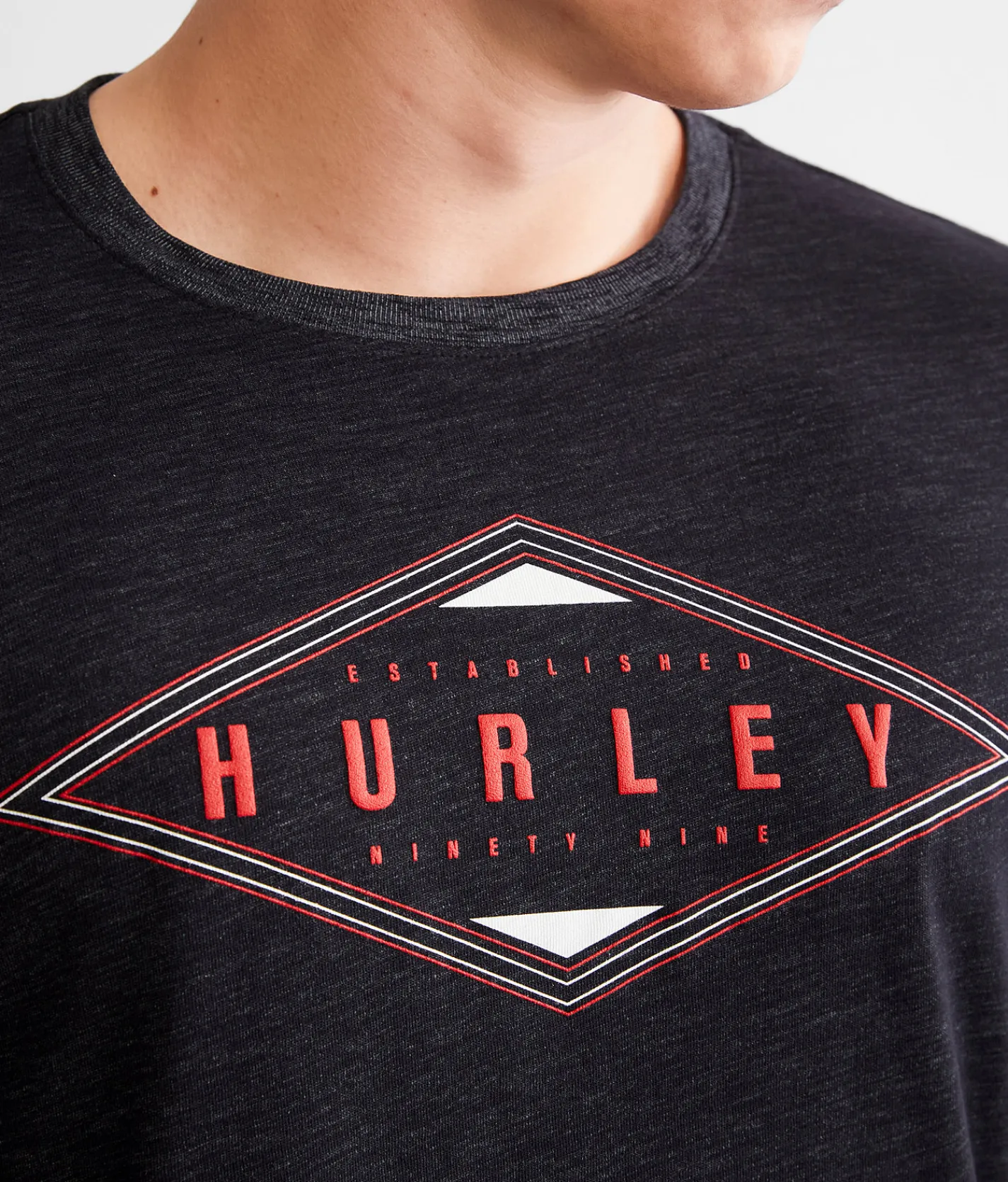 Graphic T-Shirts|Activewear | Hurley Dublin T-Shirt Black Pure Platinum H2O