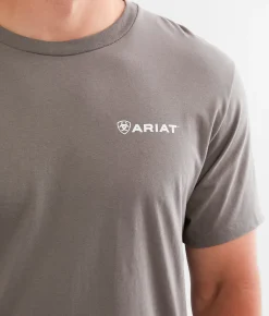 Ariat Duck & Cover T-Shirt Smoked Pearl Discount