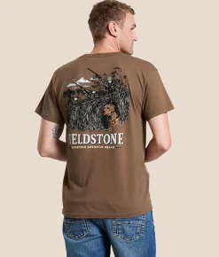 Tops|Graphic T-Shirts | Fieldstone Duck Blind T-Shirt Rain Drum