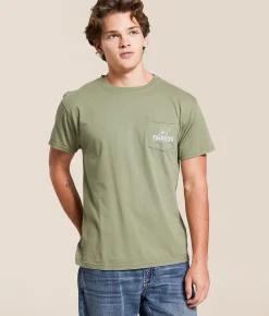 Fieldstone Duck Boat T-Shirt Deep Lichen Green Discount