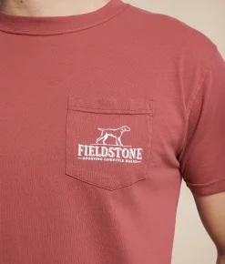 Fieldstone Duck Calls & Shells T-Shirt Brick Clearance
