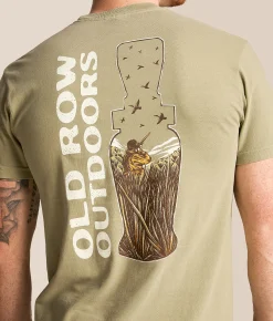 Tops|Graphic T-Shirts | Old Row Duck Call T-Shirt Khaki