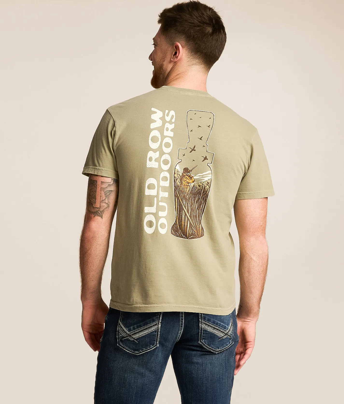 Tops|Graphic T-Shirts | Old Row Duck Call T-Shirt Khaki