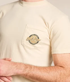 Tops|Graphic T-Shirts | Old Row Duck Camo Circle T-Shirt Ivory