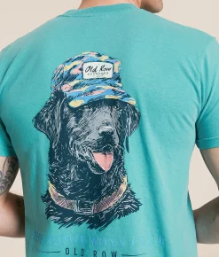 Old Row Duck Dog T-Shirt Seafoam Online