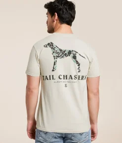 Graphic T-Shirts | Tail Chasers Club Duck Dog T-Shirt Ivory