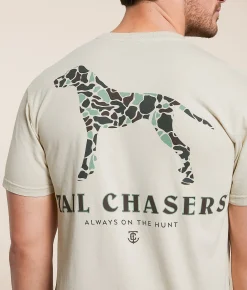 Graphic T-Shirts | Tail Chasers Club Duck Dog T-Shirt Ivory