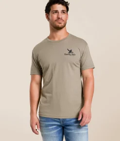 Honey Hole® Duck Hole T-Shirt Warm Grey Online