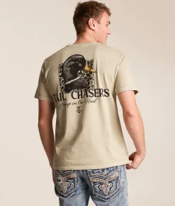 Tail Chasers Club Duck Hunt T-Shirt Peyote Pigment Dye Clearance