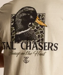 Tail Chasers Club Duck Hunt T-Shirt Peyote Pigment Dye Clearance
