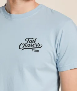 Tail Chasers Club Duck It T-Shirt Chambray Sale