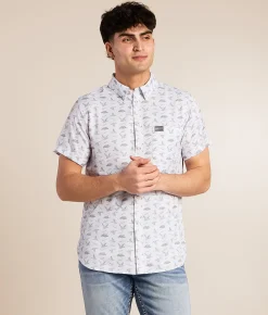 Tops | BURLEBO Ducks & Calls Performance Stretch Shirt Ducks And Calls