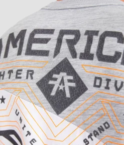 Graphic T-Shirts | American Fighter Dugger T-Shirt White Grey