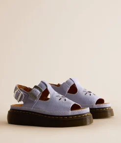 Shoes | Dr. Martens Dunnet Flower Suede Sandal Cornflower Blue