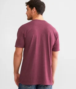 Kimes Ranch Duo Tone T-Shirt Maroon Heather Sale