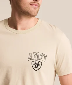 Tops|Graphic T-Shirts | Ariat Dusty Ranch T-Shirt Natural