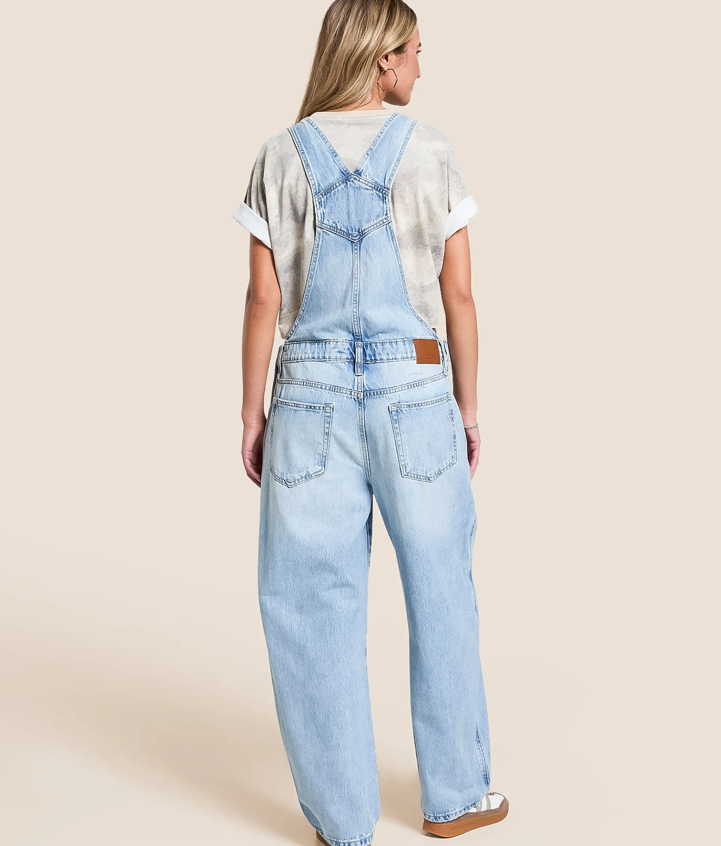HIDDEN Dylan Barrel Denim Overalls Half Moon Bay Outlet
