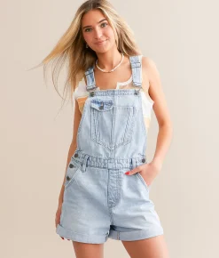 Rompers & Jumpsuits | HIDDEN Dylan Denim Cuffed Overall Short Light