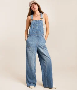 Rompers & Jumpsuits | HIDDEN Dylan Wide Leg Stretch Overall Marina State